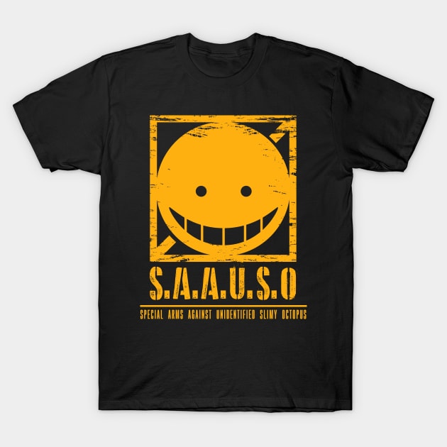 S.A.A.U.S.O T-Shirt by Meca-artwork